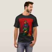 Cherokee Native American Pop Art T-shirt (Voorkant volledig)