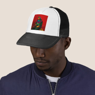 Cherokee Native American Pop Art Trucker Hat Pet