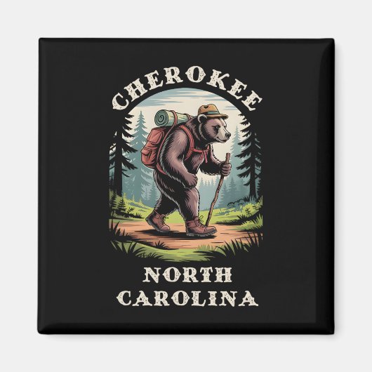 Cherokee North Carolina Magneet (Voorkant)