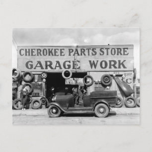 Cherokee Onderdelen Winkel, 1936 Briefkaart