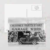 Cherokee Onderdelen Winkel, 1936 Briefkaart (Voorkant / Achterkant)
