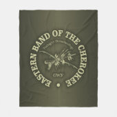 Cherokee (oostelijke band) fleece deken (Voorkant)