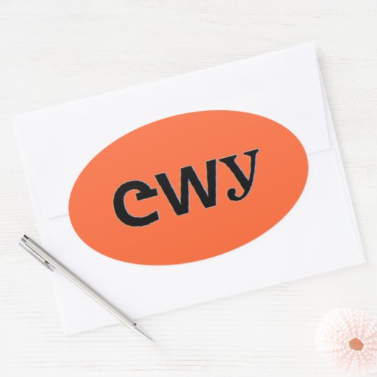 Cherokee Ovale Sticker (Envelop)