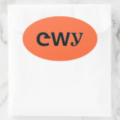 Cherokee Ovale Sticker (Tas)