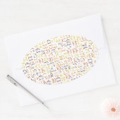 Cherokee Ovale Sticker (Envelop)