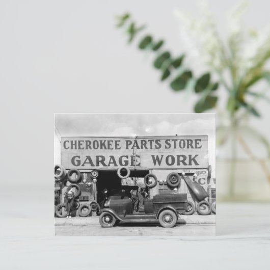 Cherokee Parts Store, 1936 Briefkaart