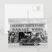 Cherokee Parts Store, 1936 Briefkaart (Voorkant / Achterkant)