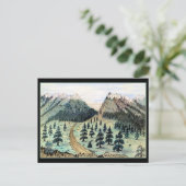 Cherokee Pass Rocky Mountains Briefkaart (Staand voorkant)