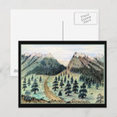 Cherokee Pass Rocky Mountains Briefkaart (Voorkant / Achterkant)
