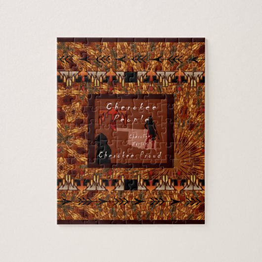 Cherokee People Legpuzzel (Verticaal)