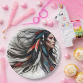 Cherokee Pride 4 Papieren Bordje (Feest)
