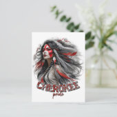 Cherokee Pride Briefkaart (Staand voorkant)
