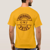 Cherokee Pride en Eagle in Brown T-shirt (Achterkant)