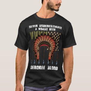 Cherokee Pride Feathers Native American T-shirt