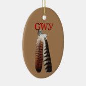 Cherokee Pride Keramisch Ornament (Rechts)
