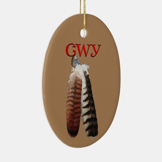 Cherokee Pride Keramisch Ornament (Rechts)
