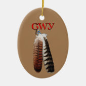 Cherokee Pride Keramisch Ornament (Voorkant)