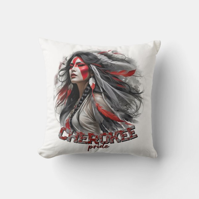 Cherokee Pride Kussen (Voorkant)