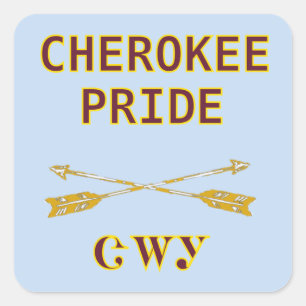 Cherokee Pride Met Pijlen Sticker