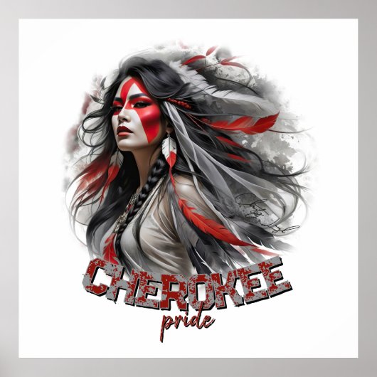 Cherokee Pride Poster (Voorkant)