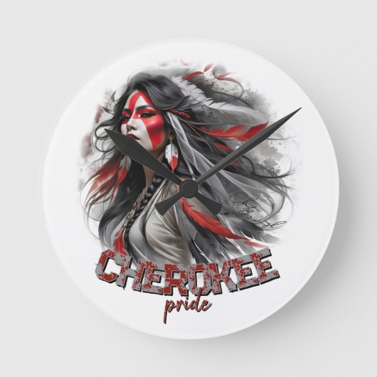 Cherokee Pride Ronde Klok (Voorkant)