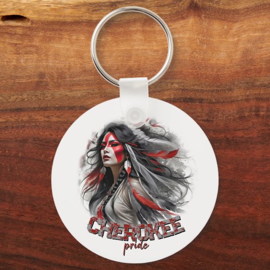 Cherokee Pride Sleutelhanger (Achterkant)