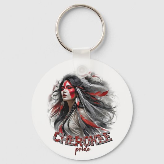 Cherokee Pride Sleutelhanger (Achterkant)