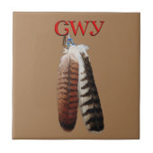 Cherokee Pride Tegeltje (Voorkant)