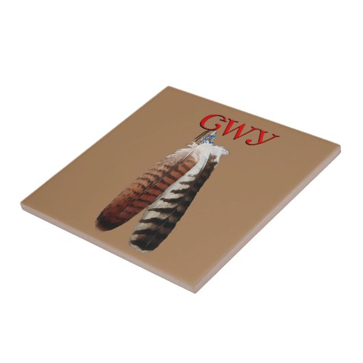 Cherokee Pride Tegeltje (Zijkant)