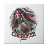 Cherokee Pride Tegeltje (Voorkant)