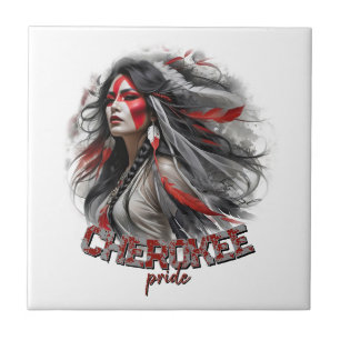 Cherokee Pride Tegeltje