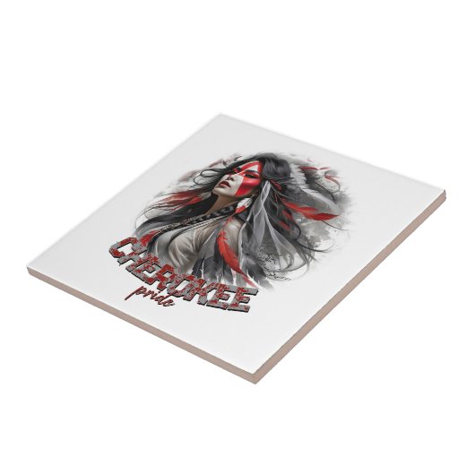 Cherokee Pride Tegeltje (Zijkant)