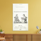 Cherokee Primer, 1845 (graving) Canvas Afdruk (Insitu (Woonkamer))