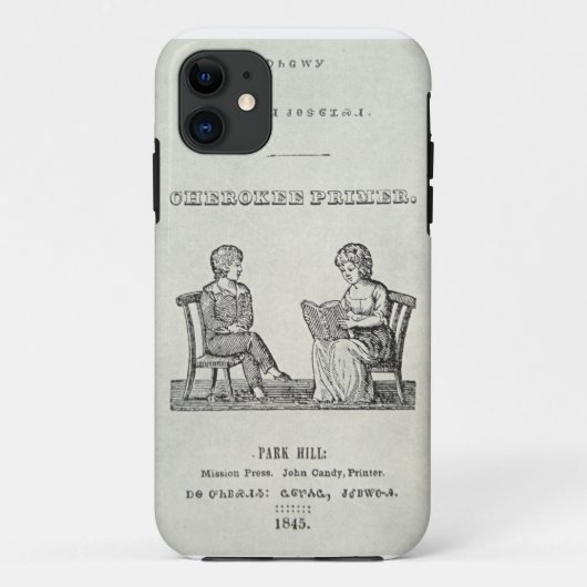 Cherokee Primer, 1845 (graving) Case-Mate iPhone Case (Achterkant)