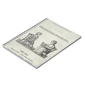 Cherokee Primer, 1845 (graving) Notitieboek (Linkerzijde)