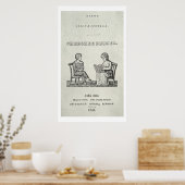 Cherokee Primer, 1845 (graving) Poster (Keuken)