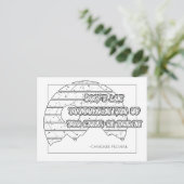 Cherokee Proverb Coloring Briefkaart (Staand voorkant)