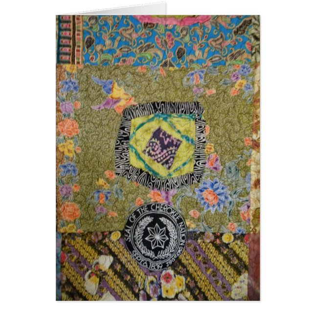 Cherokee Quilt Card (Voorkant)