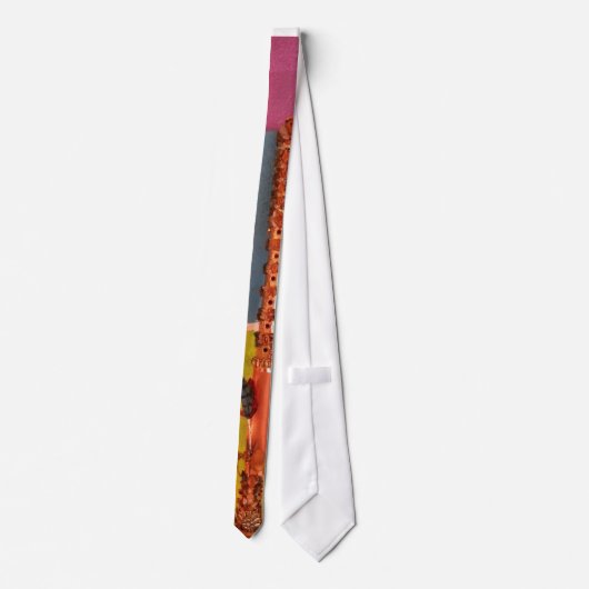 Cherokee Reed Flute Necktie Stropdas (Achterkant)
