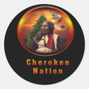Cherokee Ronde Sticker