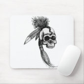 Cherokee Skull Mousepad Muismat (Met muis)