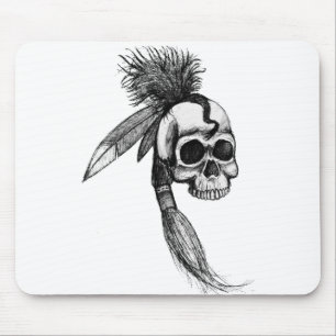 Cherokee Skull Mousepad Muismat