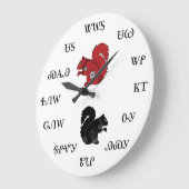 Cherokee Squirrel Clock Grote Klok (Hoek)