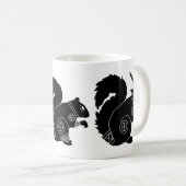 Cherokee Squirrel Coffee Koffiemok (Voorkant rechts)