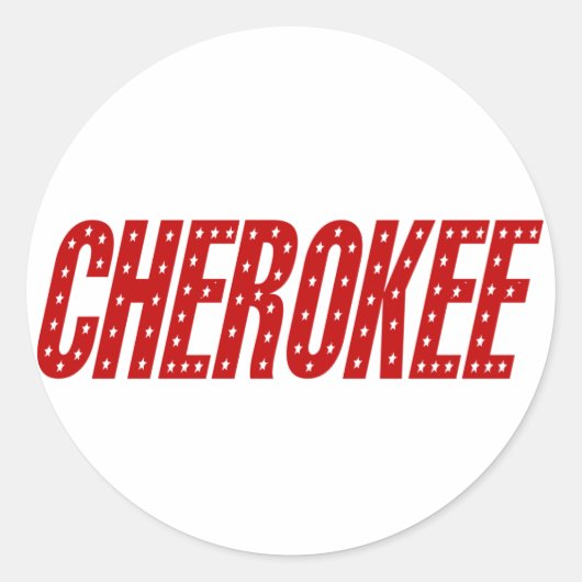 Cherokee Star Stickers (Voorkant)