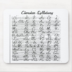 Cherokee Syllabary Mousepad Muismat
