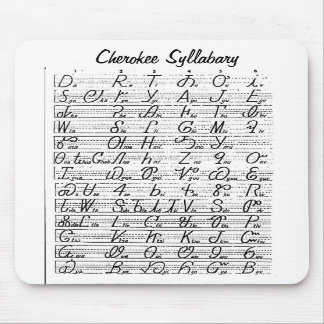 Cherokee Syllabary Mousepad Muismat