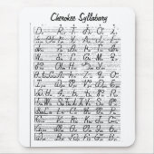 Cherokee Syllabary Mousepad Muismat (Voorkant)