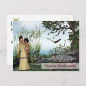 Cherokee Tribal Legends: De kleine mensen Briefkaart (Voorkant / Achterkant)