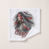 Cherokee trots bad handdoek (Wasdoekje)
